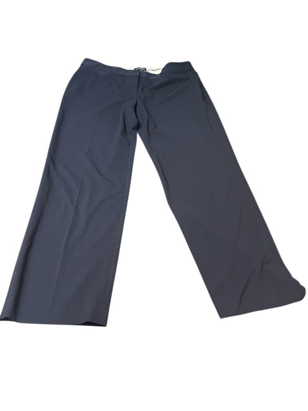LIZ CLAIBORNE CAREER Women's 16 Audra Classic Navy Blue Dress Pants Work Office